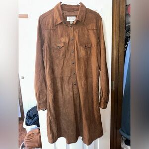 Vintage Leather Dress